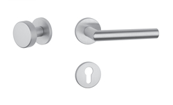 Klika na dveře AT - ARABIS - R 7S OCS - Chrom broušený