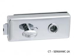 CT - 18000 Kování na skleněné dveře OC - Chrom lesklý