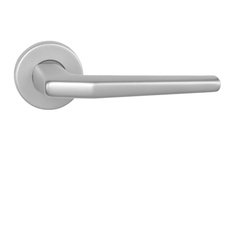 Klika na dveře BA - LUCIA - R F1 - Stříbrný elox