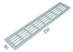 SRL - ALFA větrací mřížka šířka 80 x 250 mm F1 - Stříbrný elox
