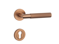 Klika na dveře SH - OVAL - R 1742 PRO 8 MM CUM PVD - Měď matná PVD