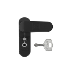 PD - Otočná západka s uzamykáním BS - Černá matná (RAL9005)