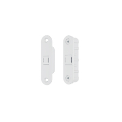 AGB - TOUCH set pevných magnetů - hliník/dřevo WS - Bílá matná