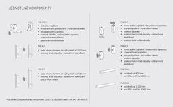 DK - PANIKOVÉ KOVÁNÍ PHA 2000 - 4-bodové zajištění D2/2H-2D Stříbrná
