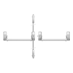 DK - PANIKOVÉ KOVÁNÍ PHA 1102/1202 - 3-bodové zajištění D2/1H-1D-1B Stříbrná