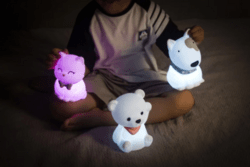 DHINK436-21 DHK - Silikonová noční lampička - Medvídek 