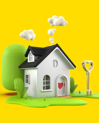 MTM345-01 MTM - KLÍČENKA - Domov, sladký domov 