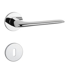 Klika na dveře AS - VIOLA - R 5S OC - Chrom lesklý