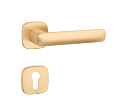 Klika na dveře AS - STELLA - QR 7S OLS - Mosaz broušená