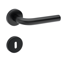 Klika na dveře TI - MONA - R AP 2001 BS - Černá matná (153)