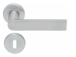 Klika na dveře SP - SEMI - R PB1008 BN - Broušená nerez