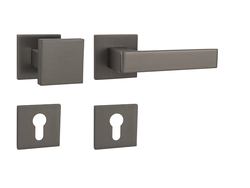 Klika na dveře MP - HIT - HR SQ6 T - Titan