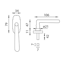 Klika na eurookno NI - DK - ALT WIEN - R OBA - Antik bronz