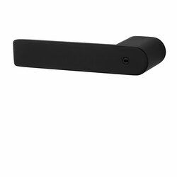 Klika na dveře ASG - SORELLA - RT s uzamykáním BS - Černá matná