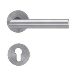 Klika na dveře GK - LUCIA PROFESSIONAL - R BN - Broušená nerez (71)