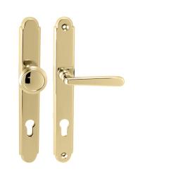 Zpevněné kování NI - ALT WIEN K OLV - Mosaz leštěná lakovaná