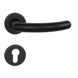 Klika na dveře BA - NERO - R BS - Černá matná