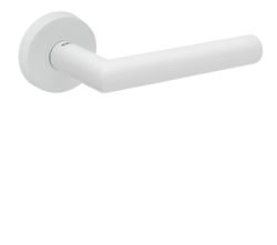 Klika na dveře TI - FAVORIT - R AP 2002 WS - Bílá matná (152)