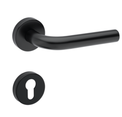 Klika na dveře TI - MONA - R AP 2001 BS - Černá matná (153)