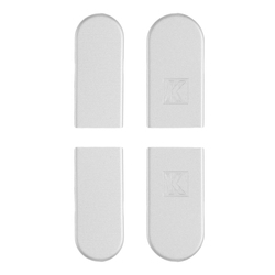 KZ - SADA KRYTEK pro závěs KUBICA 2460 4 ks CP - Chrom perla