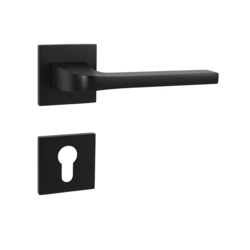 Klika na dveře TI - SUPRA - HR 3097Q 5S BS - Černá matná (153)