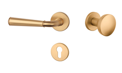 Klika na dveře ASM - MARIGOLD 1 - R 7S OLS - Mosaz broušená