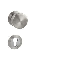 Koule na dveře MP - KOULE - R 3SM BN/LN - Broušená nerez / leštěná nerez