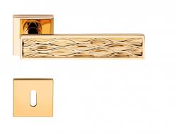 Klika na dveře LI - DYNAMIC 1645 - HR 019 OZ - Pozlacené (24 karátové zlato)