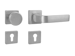 Klika na dveře MP - SUNNY - HR BN - Broušená nerez