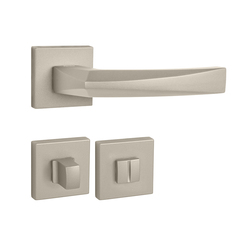 Klika na dveře FO - CRYSTAL - HR NP - Nikl perla