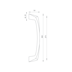 FO - madlo CRYSTAL OCS - Chrom broušený