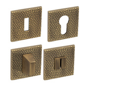 Rozeta ke klice TI - ROZETA - HR 5SQ T1 OGS - Bronz česaný matný (77)