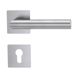 Klika na dveře GK - LUCIA PIATTA S QUATTRO - HR BN - Broušená nerez (71)