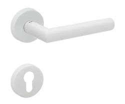 Klika na dveře TI - FAVORIT - R 2002 WS - Bílá matná (152)