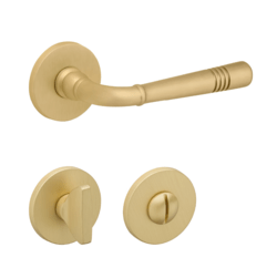 Klika na dveře TI - DIADEM - R 4009 5S OLS - Mosaz broušená (158)