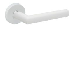 Klika na dveře TI - FAVORIT - R 2002 WS - Bílá matná (152)