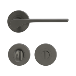 Klika na dveře GK - LEAF LIGHT - R Kašmír šedá (27)