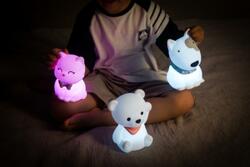 DHINK433-21 DHK - Silikonová noční lampička - Pitbull 