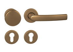 Klika na dveře BA - MIRA - R F4 - Bronz elox