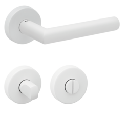 Klika na dveře TI - FAVORIT - R 2002 WS - Bílá matná (152)