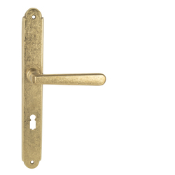 Klika na dveře NI - ALT WIEN Štít NAT - Natural mosaz nelakovaná