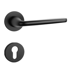 Klika na dveře AS - HIACYNTA - R 5S BS - Černá matná