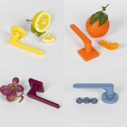 Klika na dveře CB - MOOD ONE - R Fialová matná (C10)