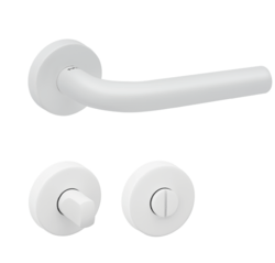 Klika na dveře TI - MONA - R AP 2001 WS - Bílá matná (152)