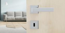 Klika na dveře MP - HIT - HR SQ6 OC - Chrom lesklý