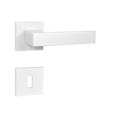 Klika na dveře MP - HIT - HR SQ6 WS - Bílá matná