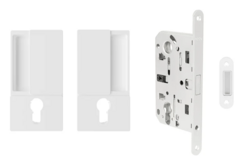 AGB - Set na otočné dveře WAVE - HR PZ WS - Bílá matná