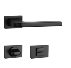 Klika na dveře AS - ISMENA - RT 7S BS - Černá matná