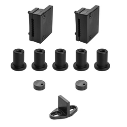 MP - Posuvný systém VINTAGE 1 s kolejnicí 2m BS - Černá matná