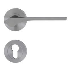 Klika na dveře GK - LEAF LIGHT - R Velvet šedá (22)